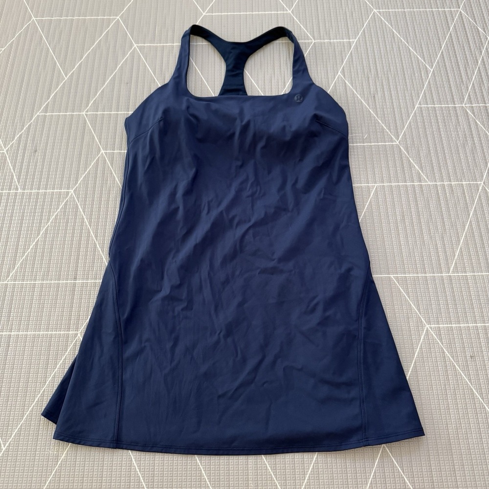 Lululemon Lightweight Tennis Dress‎ Size 12 True Navy LW1EL8S